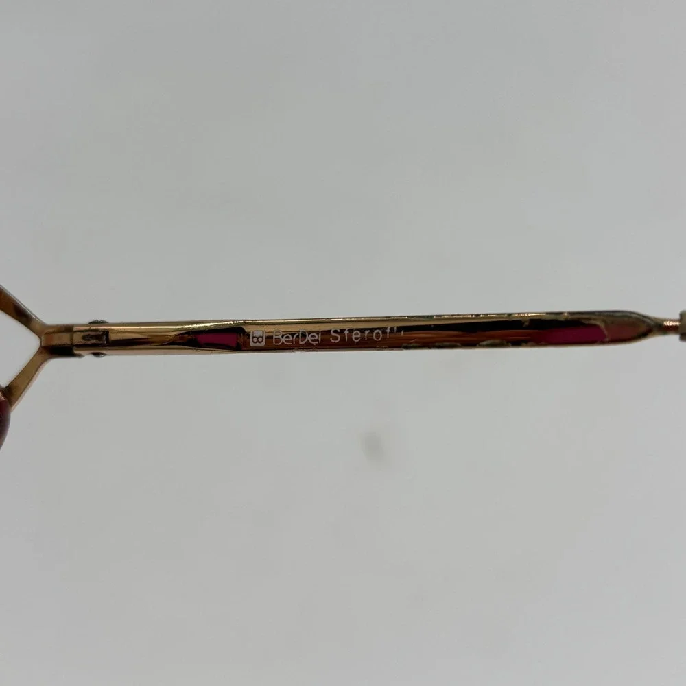 VTG Oversized Butterfly Eyeglasses Italy Berdel‎ Sferoflex Tigerlite Frames only